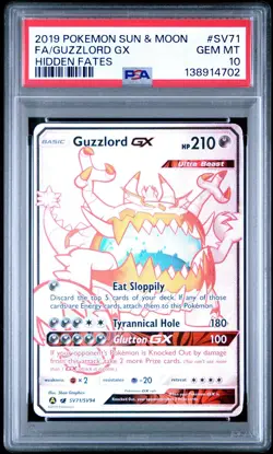 Pokemon TCG Guzzlord GX Hidden Fates Shiny Vault SV71/SV94 Holo PSA 10 - Image 1