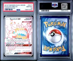 Pokemon TCG Guzzlord GX Hidden Fates Shiny Vault SV71/SV94 Holo PSA 10 - Image 3