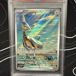 2024 POKEMON SSP EN-SURGING SPARKS ILLUSTRATION RARE #209 SKARMORY PSA 10 - Image 2