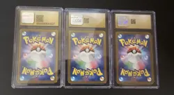 Pokemon 151 Bulbasaur, Charmander, Squirtle CGC Pristine 10 Set Japanese - Image 2