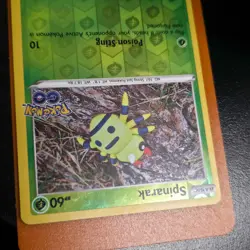Spinarak (Peelable Ditto) 006/078 Reverse Holo Common Pokemon GO Pokemon LP - Image 4