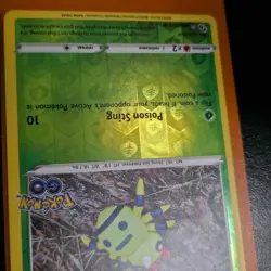 Spinarak (Peelable Ditto) 006/078 Reverse Holo Common Pokemon GO Pokemon LP - Image 5