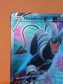 Pokemon Sword & Shield Darkness Ablaze Houndoom V 178/189 Full Art Rare - Image 5