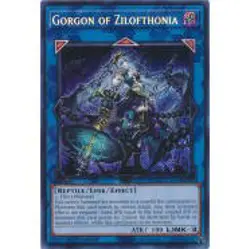 Yugioh! Gorgon of Zilofthonia - DUAD-EN050 - Secret Rare - 1st Edition Near Mint - Image 1
