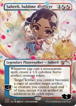 Saheeli, Sublime Artificer (Borderless) -Foil Near Mint MTG Secret Lair - Image 1