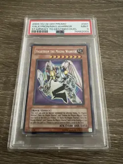 Vintage Yu-Gi-Oh! TCG Valkyrion the Magna Warrior PSA 9 - Image 2