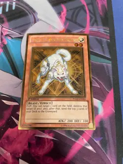 YUGIOH - RYKO LIGHTSWORN HUNTER - PGLD - 1ST ED - GOLD RARE - NM - Image 1