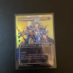 Cecil, Dark Knight / Redeemed Paladin Foil Borderless Final Fantasy FIN MTG - Image 2