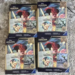 Fabled Disney Lorcana Collection Starter Set- Lot of 4 Sealed (16 packs/w promo) - Image 1