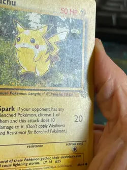 POKEMON PIKACHU 60/64 COMMON JUNGLE SET MP CARD - Image 3