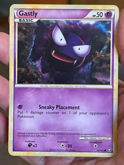 POKEMON GASTLY 063/102 COMMON TRIUMPHANT VLP CARD - Image 3