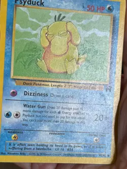 POKEMON PSYDUCK 65/82 COMMON TEAM ROCKET MP CARD - Image 3
