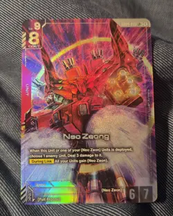 Neo Zeong GD04-033 LR+ NM Gundam Card Game Phantom Aria - Image 1