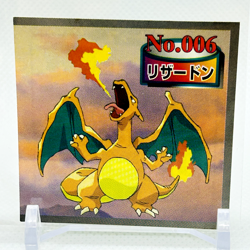 Charizard Pokemon Card Japanese Nintendo Rare Top Seal Sticker No.006 - Image 1