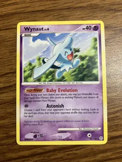 Wynaut 42/130 Pokemon Diamond & Pearl Trading Card TCG Rare 2007 - Image 1