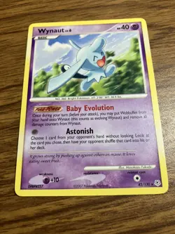 Wynaut 42/130 Pokemon Diamond & Pearl Trading Card TCG Rare 2007 - Image 2