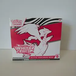Pokemon TCG Scarlet And Violet White Flare Elite Trainer Box ETB Has Small Tears - Image 1