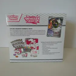 Pokemon TCG Scarlet And Violet White Flare Elite Trainer Box ETB Has Small Tears - Image 2