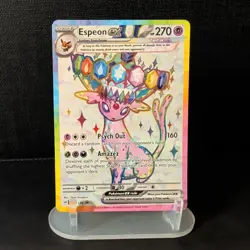 Pokemon TCG Espeon EX 175 Black Star Promo Full Art - Image 1