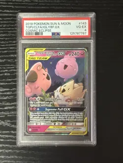 PSA 4 Pokemon TCG Togepi & Clefs & Igglybuff GX TAG TEAM - Image 1