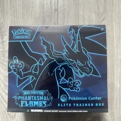 Pokemon TCG: Phantasmal Flames Pokemon Center ETB Elite Trainer Box - Sealed - Image 1