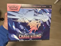 Pokemon TCG Chaos Rising ETB Elite Trainer Box Sealed - Image 1