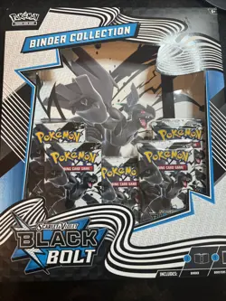 Pokemon TCG Scarlet Violet Black Bolt White Flare Binder Collection - Image 3