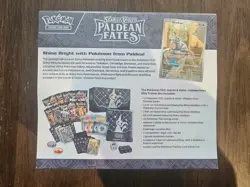 2023 Pokemon Paldean Fates Pokemon Center - Factory Sealed ETB Elite Trainer Box - Image 3