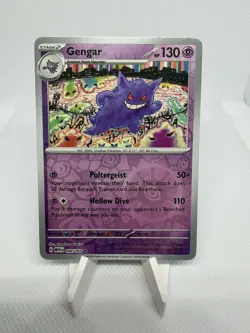 Gengar 094/165 Pokemon 151 TCG Scarlet & Violet Reverse Holo - Image 1