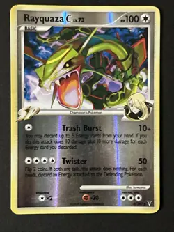 Pokemon TCG Rayquaza C 8/147 Supreme Victors Reverse Holo Rare SP 100 HP English - Image 1