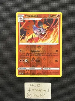 Pokemon Darkness Ablaze - Volcarona - 030/189 - Reverse Holo - M/NM - Image 1