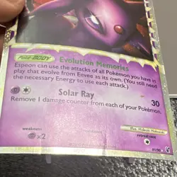Pokemon Espeon Prime 81/90 Undaunted Ultra Rare Holo Stage 1 100 HP 2010 - Image 3