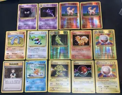 2016 Pokemon XY Evolutions Lot - 14x - Holos, RH, Commons - Bundle - Image 1