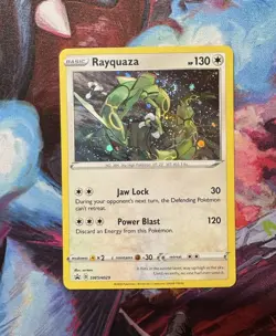 Rayquaza SWSH029 NM Sword & Shield Promo Holo Pokemon - Image 1