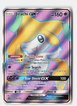 Jirachi GX 79a/236 HOLO Promo Alternate Art Promos Pokemon Holo LP 5ban Graphics - Image 1