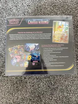 Chaos Rising Pokemon Center ETB Brand New Sealed - Small Tear - Image 2