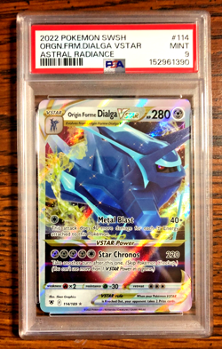Origin Forme Dialga VSTAR Ultra Rare #114|PSA MINT 9|Astral Radiance|Pokemon TCG - Image 1