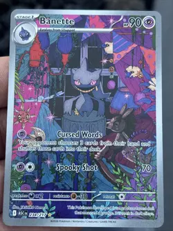 Pokemon Banette 234/217 Ascended Heroes Illustration Rare Full Art NM - Image 1
