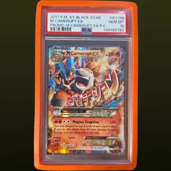2017 POKEMON XY BLACK STAR M CAMERUPT EX XY198 PSA 10 GEM MINT PROMO - Image 1