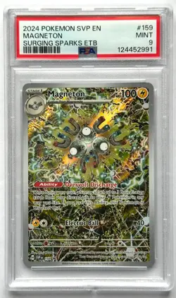 Magneton 159 - PSA 9 - Pokemon TCG - Black Star Promo Surging Sparks ETB - Image 1