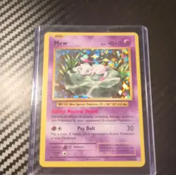 Wizards of the Coast Mew Jungle Holo Rare 40 HP Pokemon TCG English - Image 1
