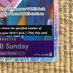 One Piece - Ms. All Sunday Op04-064 SR - Image 4