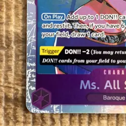 One Piece - Ms. All Sunday Op04-064 SR - Image 5