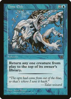 MTG Time Ebb ** Portal Second Age ** English - Image 1