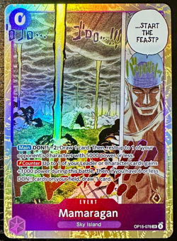 Mamaragan OP15-078 SR Foil | Adventure on Kami's Island | One Piece TCG| ENG - Image 1
