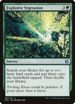 MTG Explosive Vegetation ** Conspiracy: Take the Crown ** English - Image 1