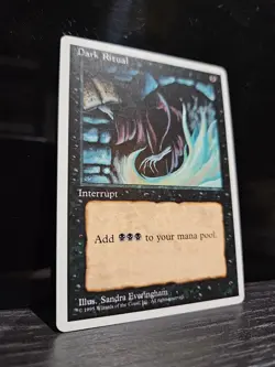 MTG Dark Ritual - 4th Edition - Lightly Played - Image 1