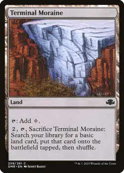 MTG Terminal Moraine ** Dominaria Remastered ** English - Image 1