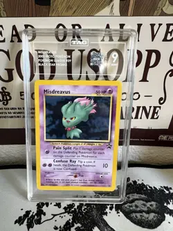 Pokemon Misdreavus Wotc Promo 39/53 Basic Ghost TAG 9 English Pokemon TCG Card - Image 1