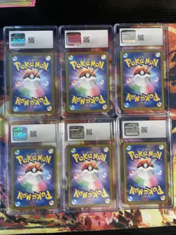 x6 Pokemon Graded Card Lot CGC 10 Gem Mint Japanese Slabs - Image 2